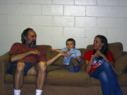 Great Uncle Nate, Kenji and second cousin Emily